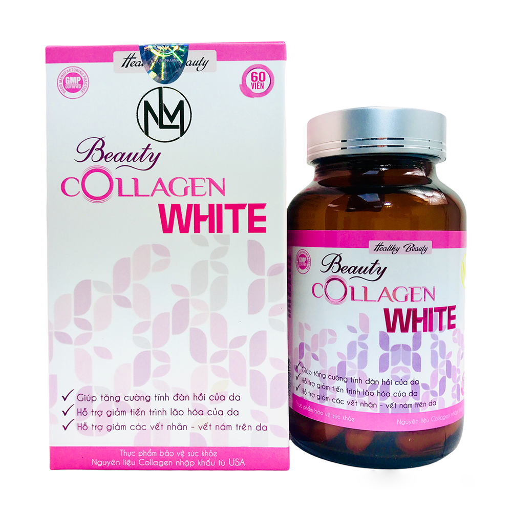 Combo Set 3 Hộp Nước Uống Beauty Collagen White NATURE PHARMA (6 Lọ/Hộp) - Chống Oxy hóa - Giúp làn da sáng mịn, tươi trẻ rạng ngời